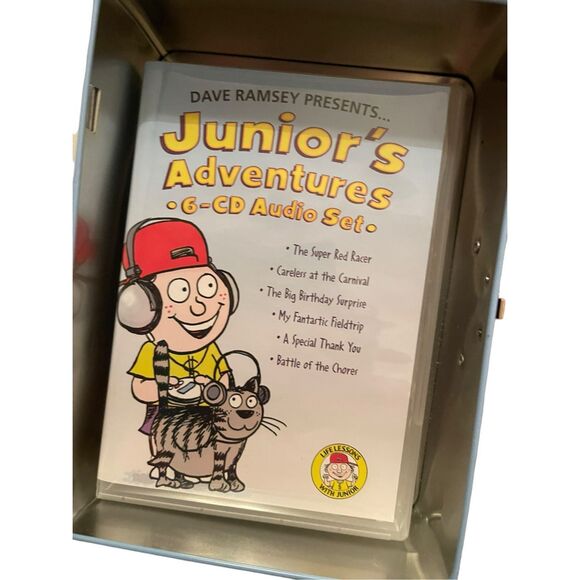 Dave Ramsey Kids Blue Junior's Adventures 6 CD Audio Set - Picture 13 of 15